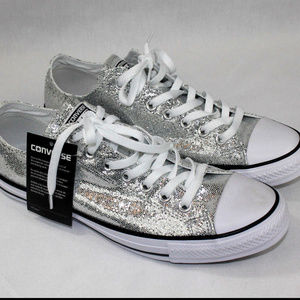 Converse Chuck Taylor All Star Ox Silver Glitter 1